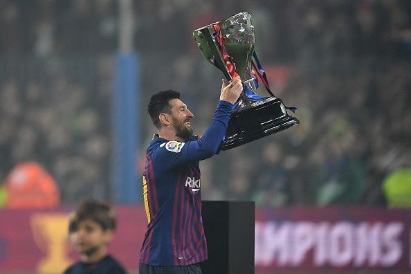 Barcelona lifted the La Liga title this weekend
