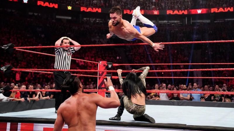 Andrade challenged Balor after being drafted to RAW