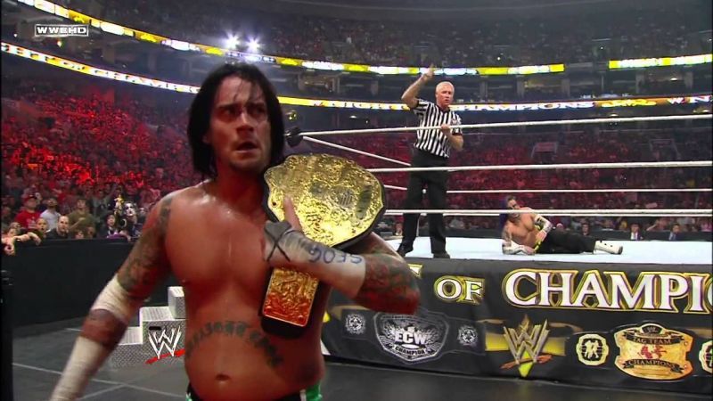 Punk retaining his title