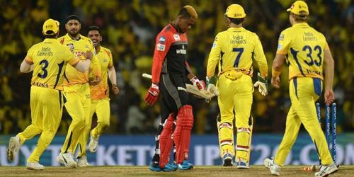 RCB crash before CSK