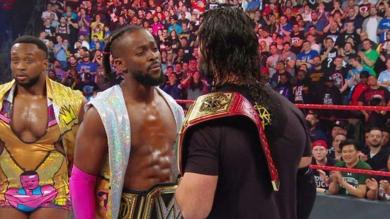 Kofi Kingston challenged Seth Rollins for a title vs title match