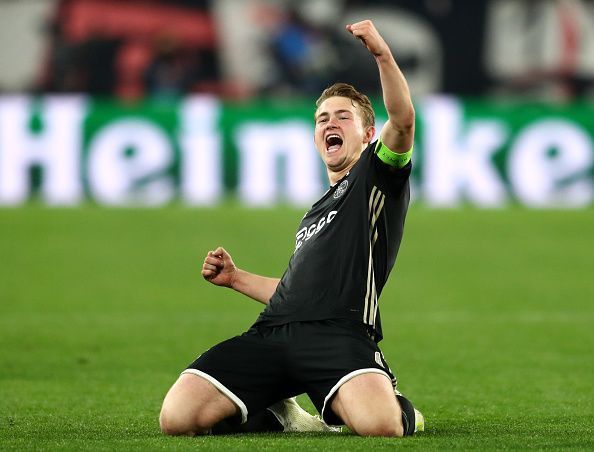 De Ligt captains Ajax despite being just 19 years of age