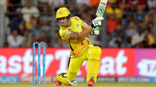 Faf du Plessis hasn't played a single game in IPL 2019