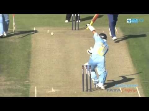 Tendulkar was given out caught behind when the ball hit his arm guard and nothing else!