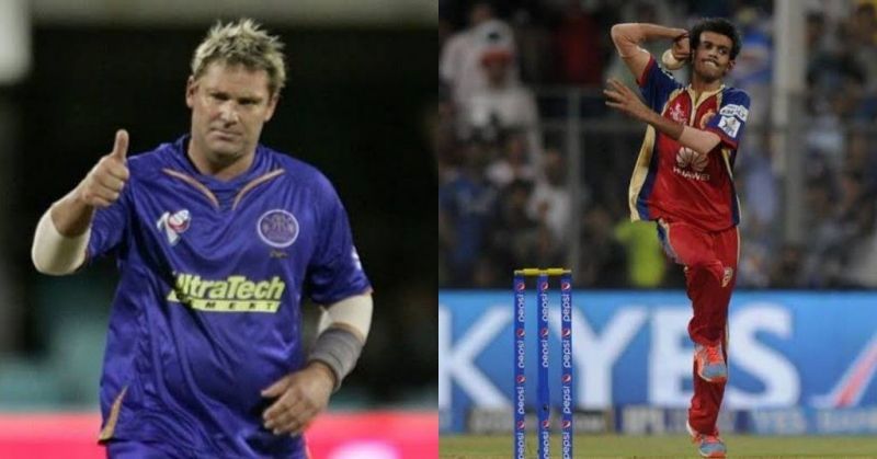 Shane Warne and Yuzvendra Chahal (Image Courtesy - IPLT20/BCCI)