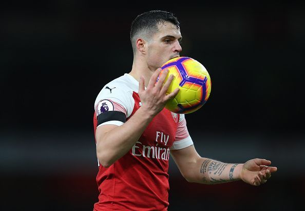 Xhaka will be crucial to the Gunners' hopes