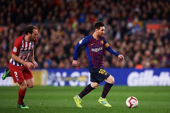 Lionel Messi has scored 10 goals in 20 appearances in the Champions League quarter-finals