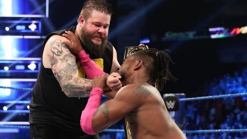 kevin owens turns heel attacking kofi kingston