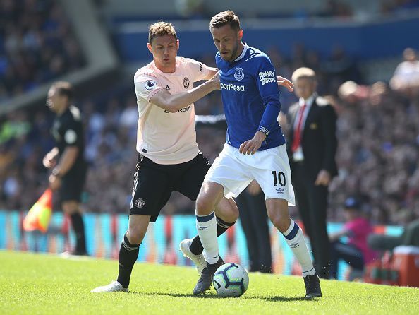 Gylfi Sigurdsson continued his brilliant record against Manchester United with a goal and an assist