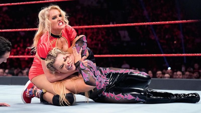 Lacey Evans took on Nattie on Raw to get an opportunity to face Becky Lynch
