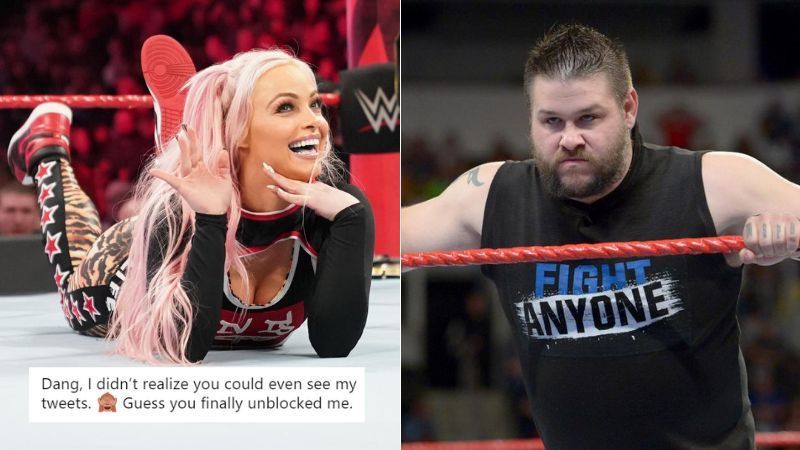 Liv Morgan and Kevin Owens are both active on Twitter