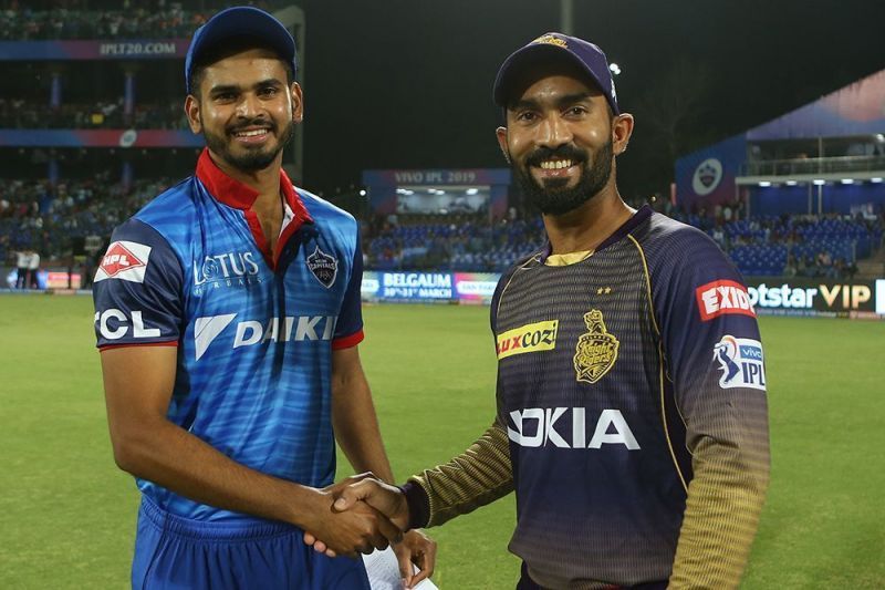 Kolkata Knight Riders vs Delhi Capitals (Source - iplt20/BCCI)