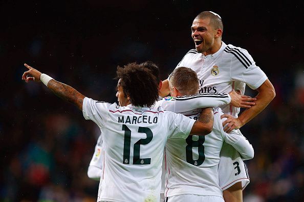 Pepe won three UEFA Champions League titles with Real Madrid