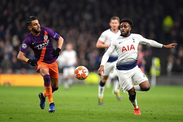 Riyad Mahrez (left)