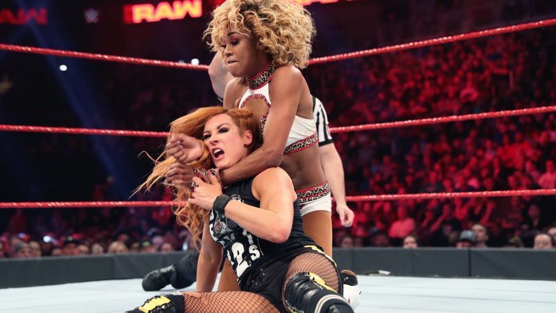 Alicia Fox got a surprising amount of offence in against The Man Becky Lynch.