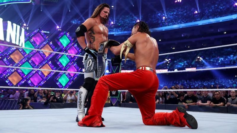 AJ Styles had defeated Shinsuke Nakamura in a dream match