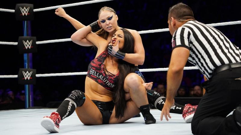 Ronda Rousey contested a minor classic with veteran Nikki Bella at Evolution