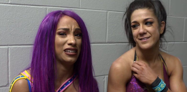 Sasha Banks and Bayley