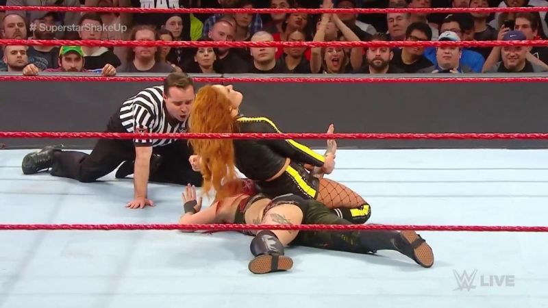 Becky picked off Riott without much effort