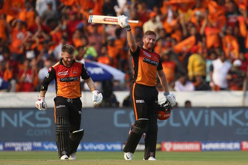 Warner and Bairstow (Image courtesy:iplt20.com)