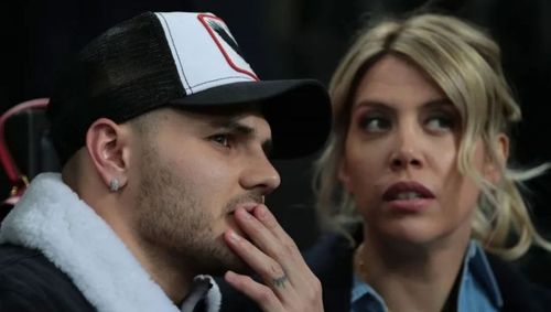 Mauro Icardi and his wife Wanda Nara