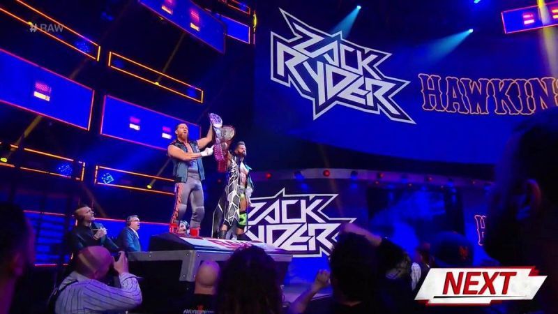 WWE RAW Tag Team Champions: Curt Hawkins and Zack Ryder