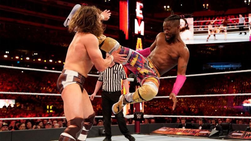 Bryan and Kofi at WrestleMania 35