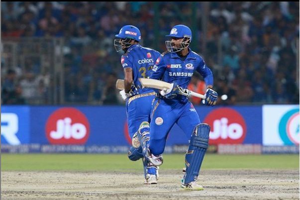 The Pandya Brothers steered Mumbai Indians to 168/5 (Image courtesy: IPLT20/BCCI)