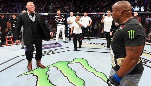 Brock Lesnar and Daniel Cormier