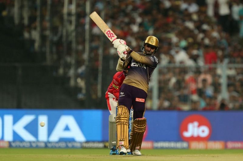 Narine gave KKR a brisk start against KXIP. (Image Courtesy: IPLT20)