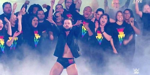 Balor's entrance at last year's 'Mania