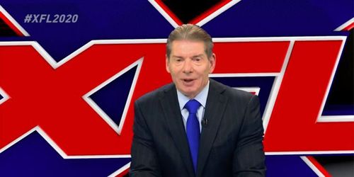 Vince McMahon confirming XFL's return