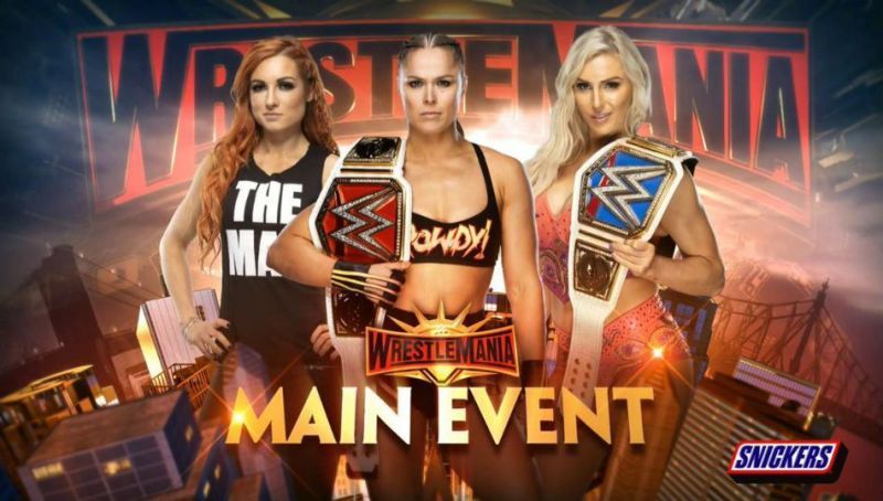 WWE WrestleMania 35: Becky Lynch, Ronda Rousey, and Charlotte Flair