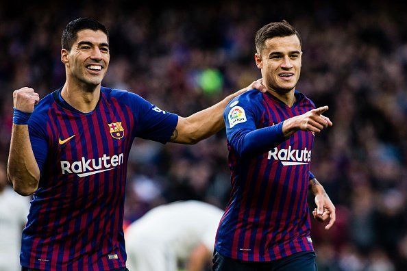 Coutinho and Suarez will be facing their former rivals, Manchester United.
