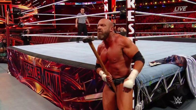 It was a rough night for Triple H at WrestleMania 35