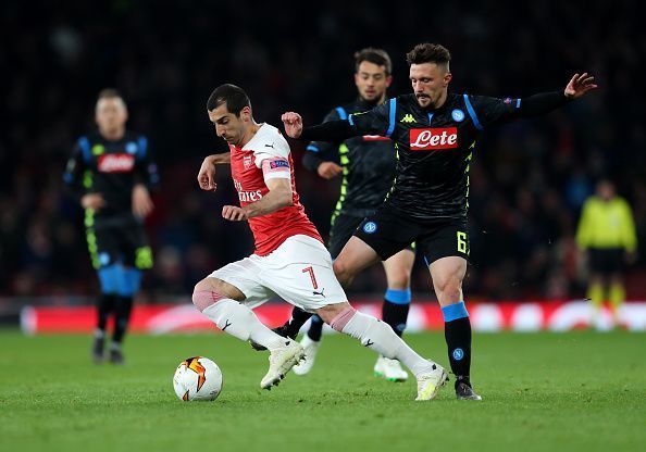 Arsenal v S.S.C. Napoli - UEFA Europa League Quarter Final : First Leg