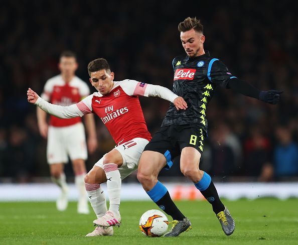 Arsenal v S.S.C. Napoli - UEFA Europa League Quarter Final: First Leg