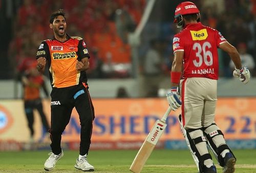 Bhuvaneshwar Kumar will lead SRH in Kane Williamson's absence (picture courtesty: BCCI/iplt20.com)