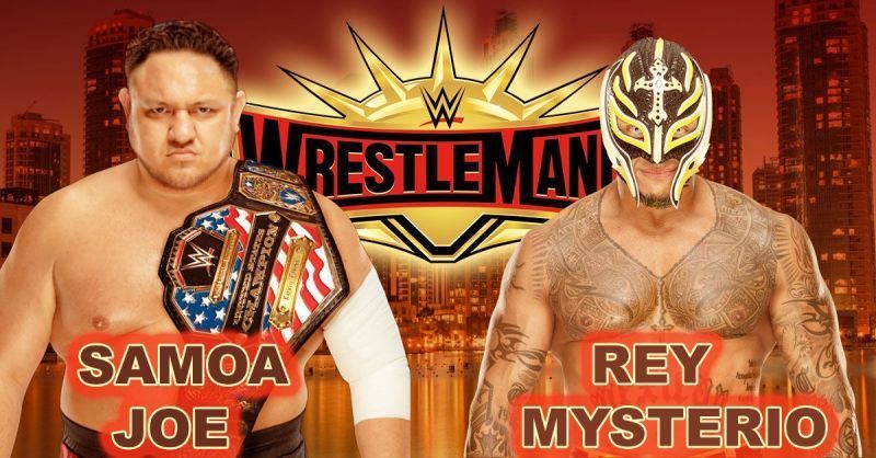 Wrestlemania 35: WWE United States Championship: Samoa Joe (c) vs Rey Mysterio