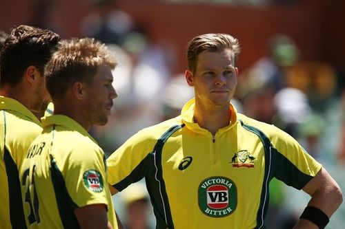 Warner and Smith in Australia's ODI colours