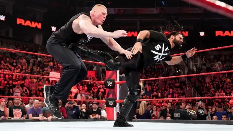 Seth Rollins challenges Brock Lesnar later tonight at WrestleMania
