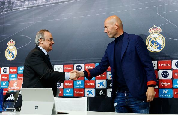Zinedine Zidane and Florentino Perez are set to make amends ahead of next season with Galactico signing
