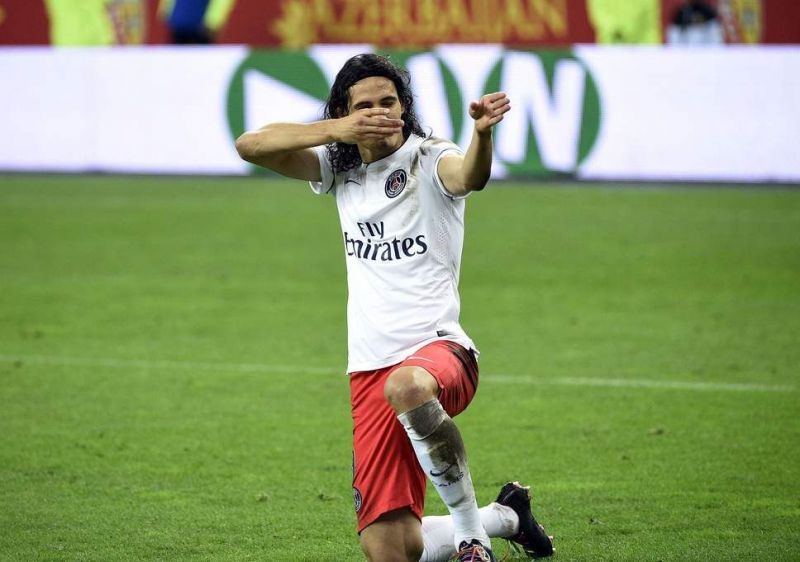 Cavani&#039;s sniper celebration