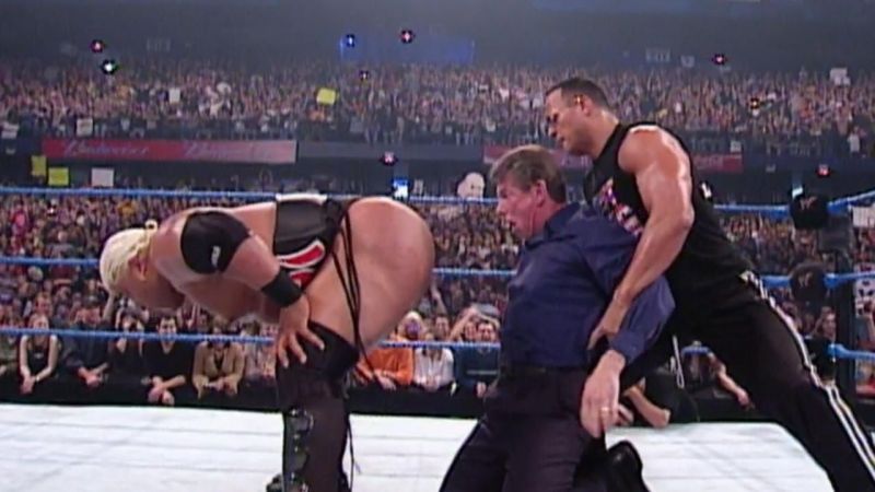 After embarrising his Superstars, McMahon got a taste of his own medicine curtosy of Rikishi and The Rock