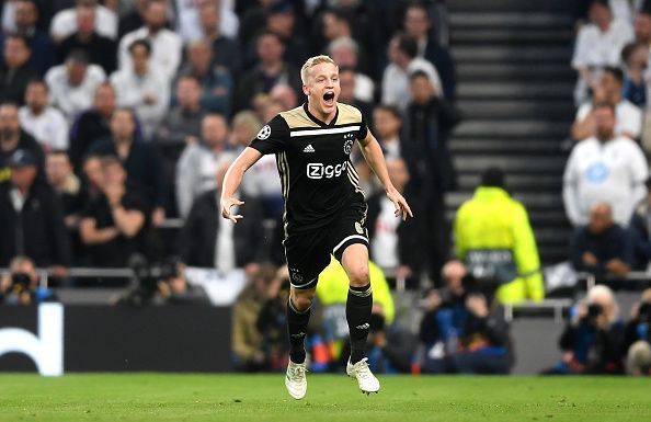 van de Beek enjoyed another standout performance as Ajax earned a slender aggregate advantage