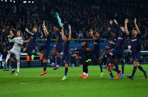 PSG hit Barcelona with 4 goals on Valentine's Day in the 2017-18 campaign