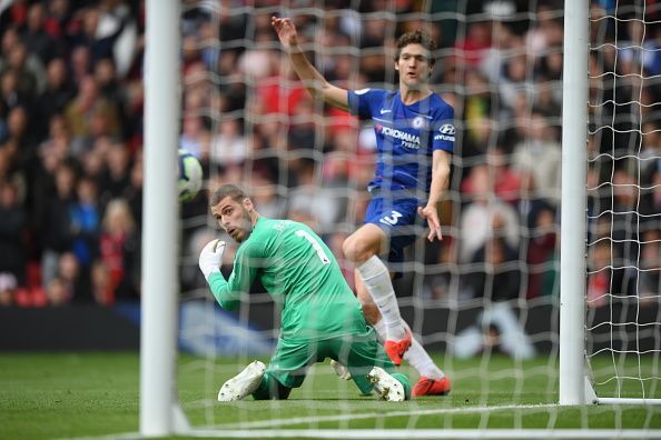 De Gea is on the decline as seen on several occasions this season.