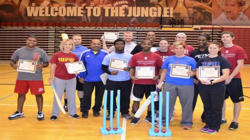 IPUI Provided platform for the initial launch for the Cricket Coaching Education in the USA during Fall 2013