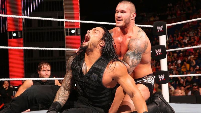 Orton and Reigns were suspended for Wellness Policy violations