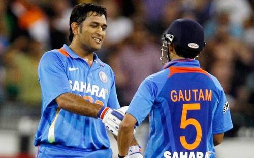 Dhoni and Gambhir